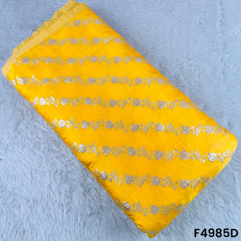 Zari Work Banarasi Silk Fabric-F4985